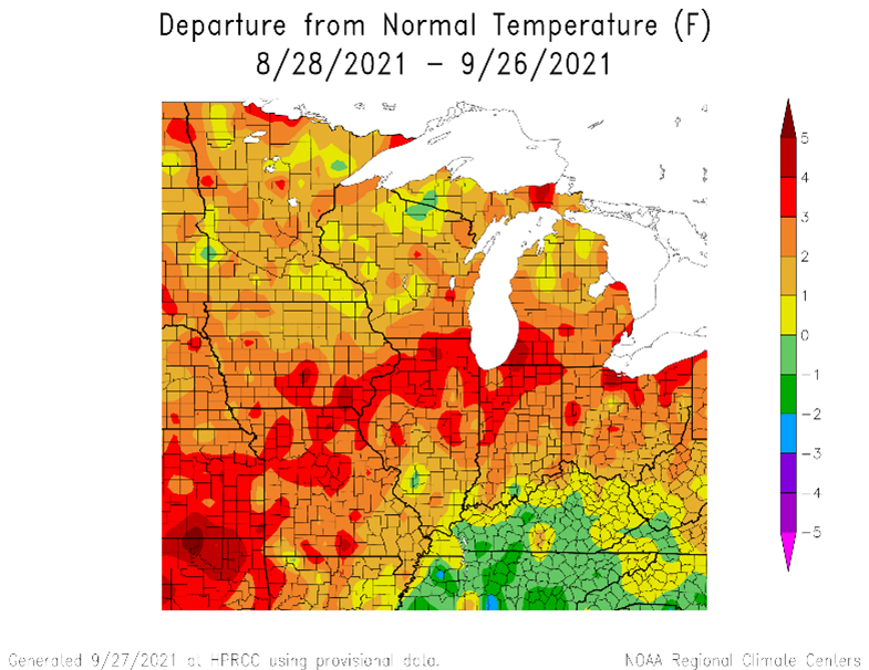 The weather data is from The High Plains Regional Climate Center (HPRCC). https://hprcc.unl.edu/maps.php?map=ACISClimateMaps