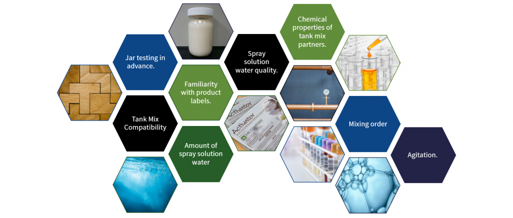 With more complex tank mixes, incompatibility is more likely to become an issue. Prevent issues by following these steps