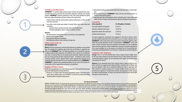 Scrimmage Label Decoding