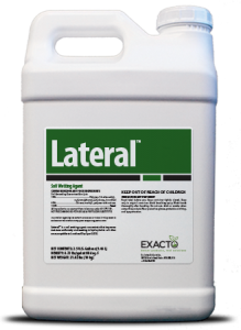 Lateral soil wetting agent helps prevent LDS