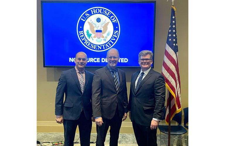 Byron Hendrix, Wally Beecroft, Terry Kiple, CPDA fly-in capitol hill 2024