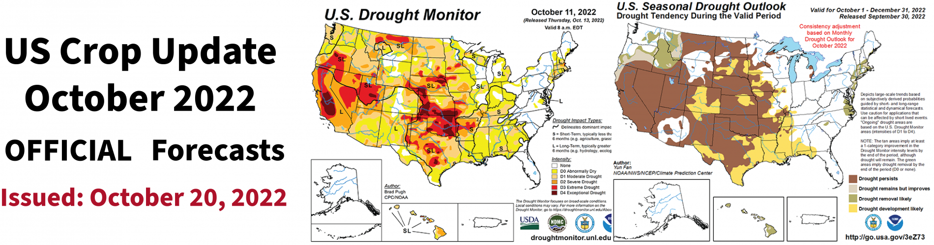 us crop update october 2022